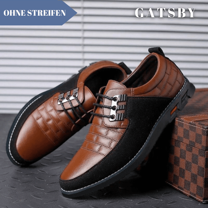 Oxford No-Stripe™ Orthopädische Lederschuhe 