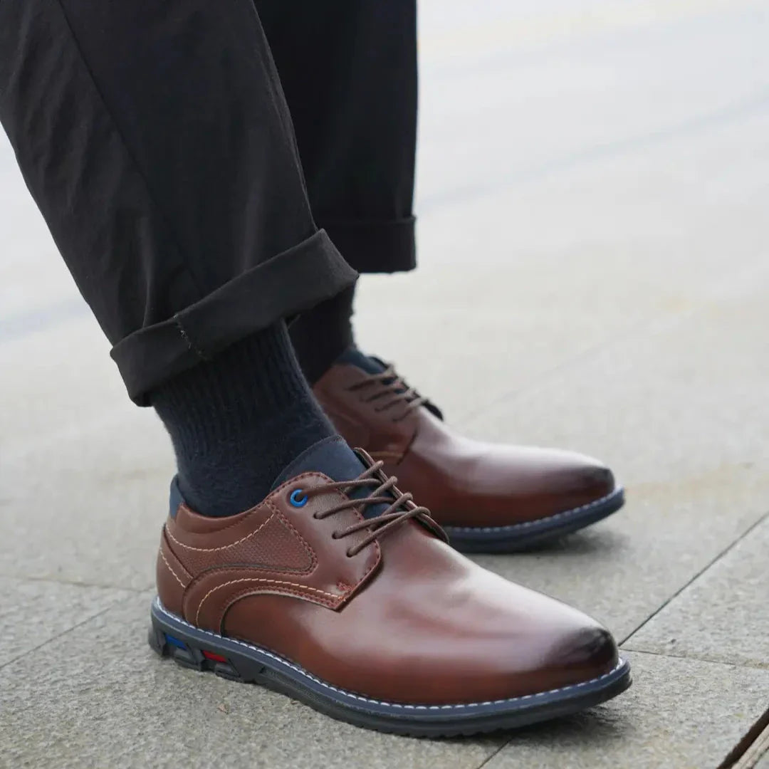 Oxford Lisse Orthopädische Abendschuhe ohne Streifen 